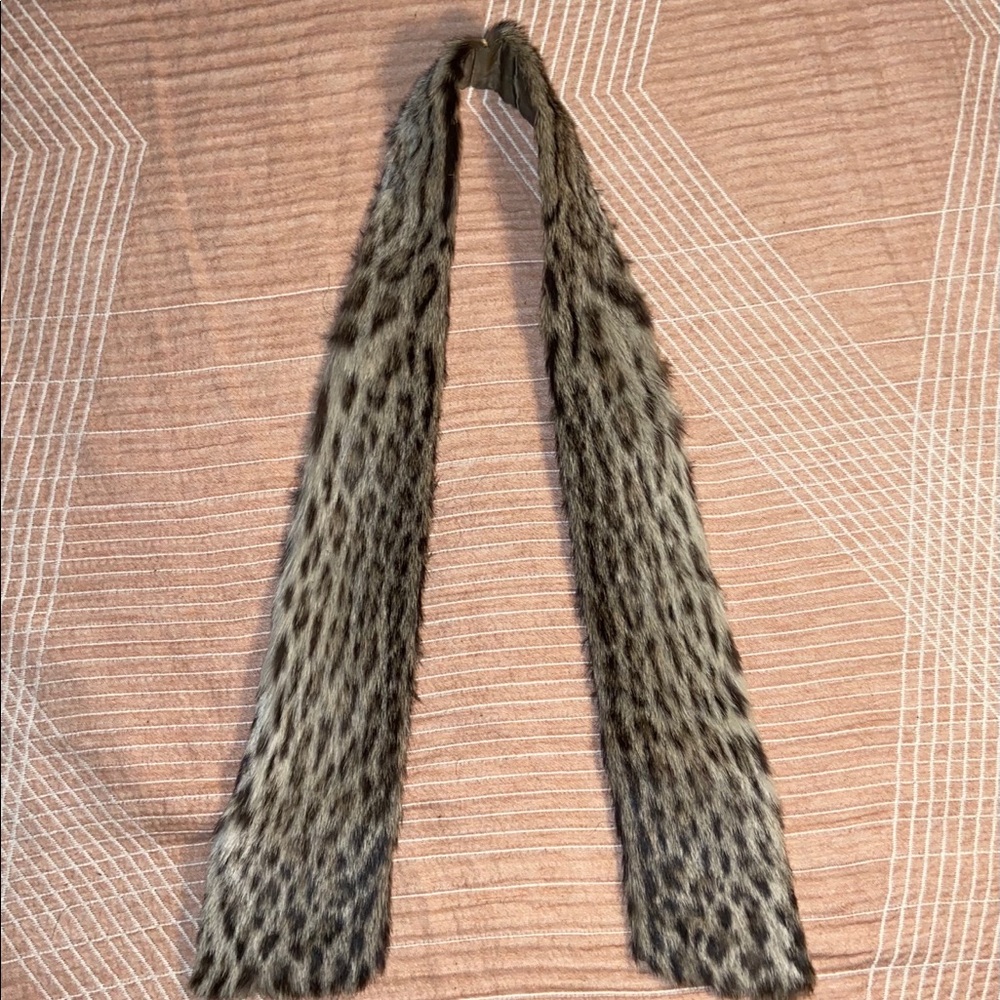 Vintage Ocelot Fur Shawl